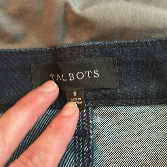 NWOT Talbots size 8 den skirt - Picture 6 of 9
